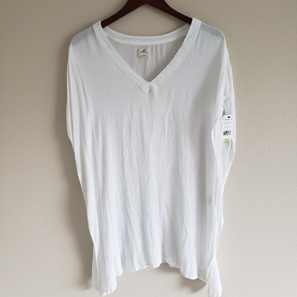 O'Neill White Swim Cover Up
